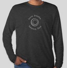 Load image into Gallery viewer, Tri-Blend Long Sleeved Top (vintage black)