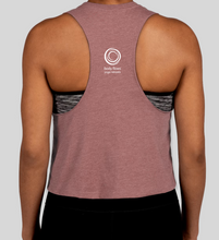 Load image into Gallery viewer, Racerback Crop Tank (olive)