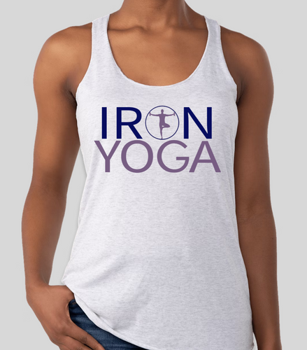 Iron Yoga Tank (heather white)