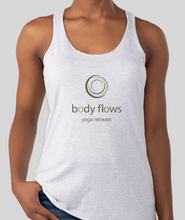 Load image into Gallery viewer, Racerback Tank (heather white)