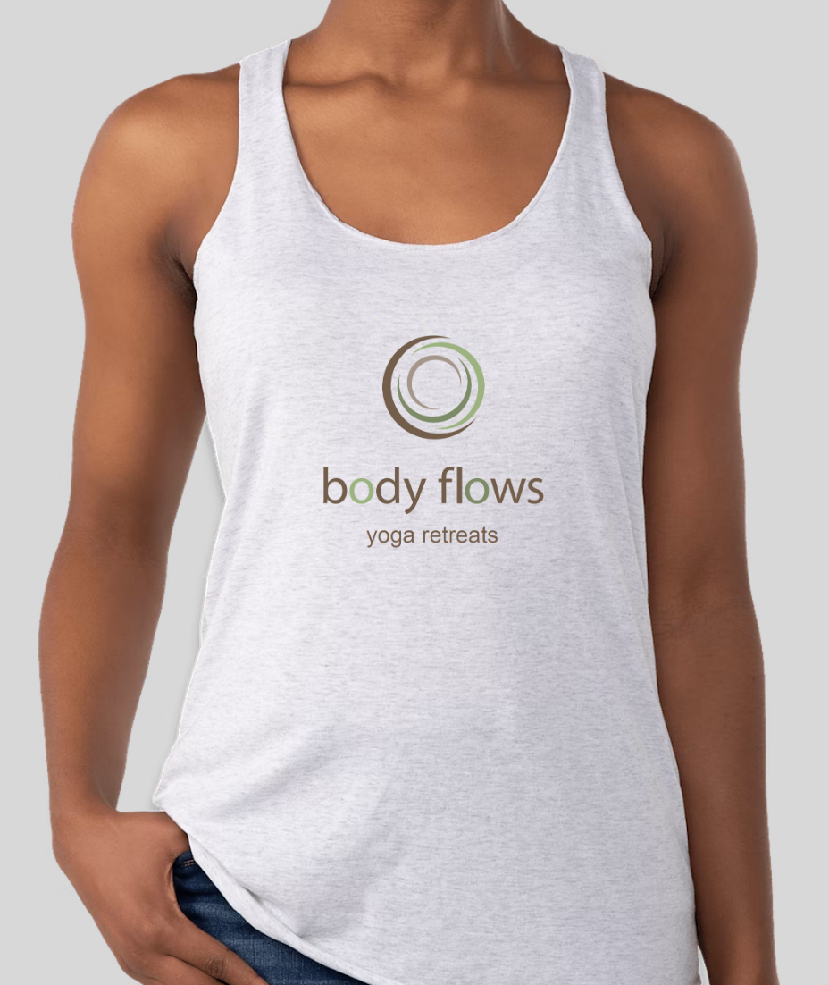 Racerback Tank (heather white)