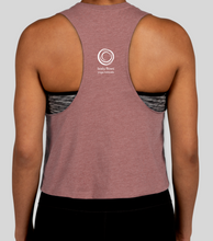 Load image into Gallery viewer, Racerback Crop Tank (mauve)